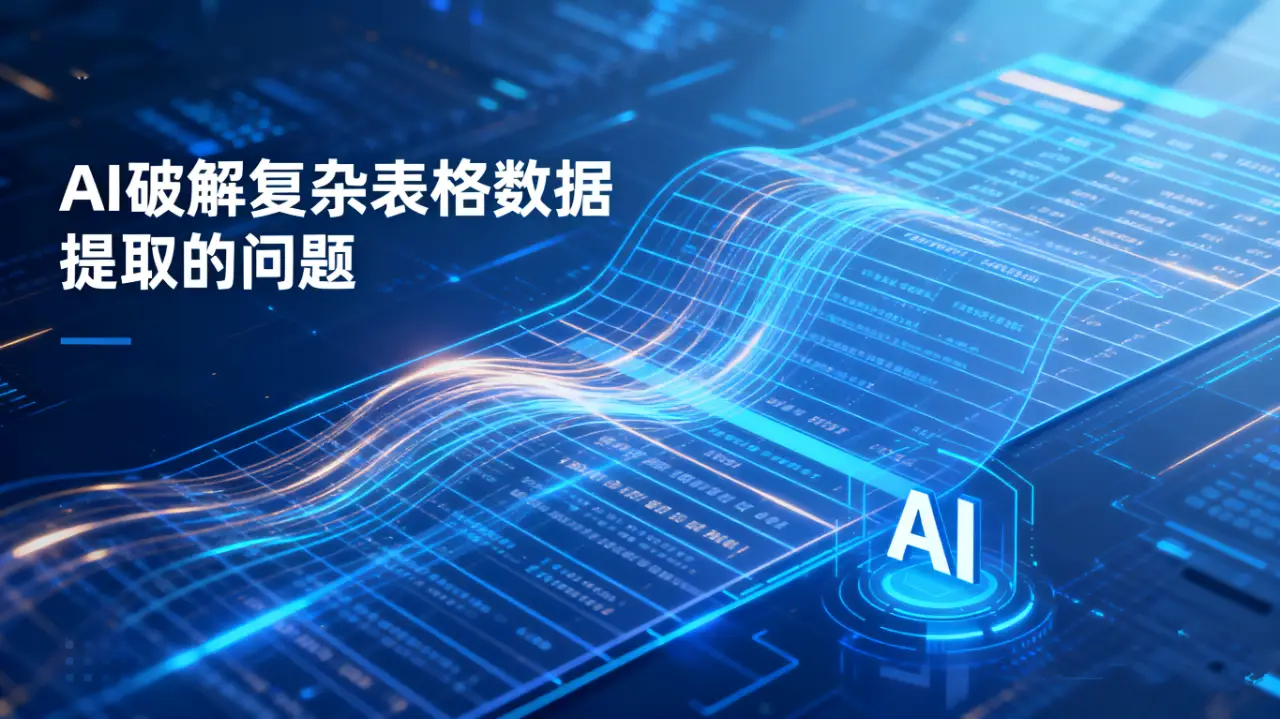 以 AI 之力破解复杂表格数据提取难题